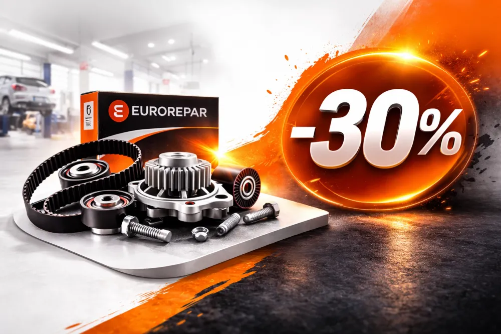 Promoción: Kit de correa de distribución con 30% de descuento en recambios.
